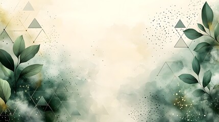 there is a picture of a painting of a green plant