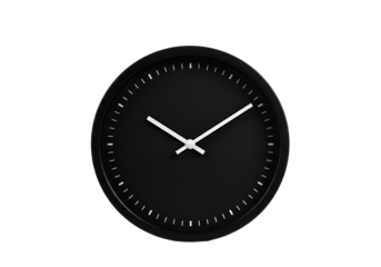 clock on white background