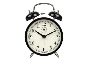 clock on white background