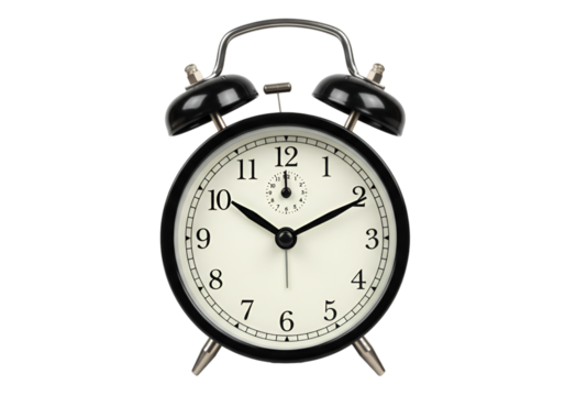 clock on white background