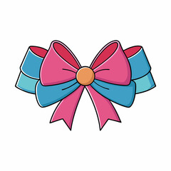  ribbon bows vector style creative design