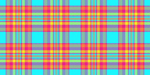 Vibrant neon plaid pattern.  Perfect for textile design, fashion, branding, and web backgrounds.  This cheerful, bright texture evokes energy and fun.