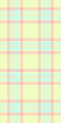 Paisley vector pattern check, mosaic textile fabric background. English plaid tartan seamless texture in light and bisque colors.