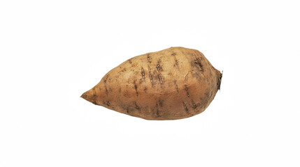 a close up of a potato on a transparent background, PNG image, PNG file, Generative art.