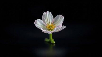 Fototapeta premium The White and Pink Blossom in Focus