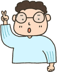 설명하는 어린이 