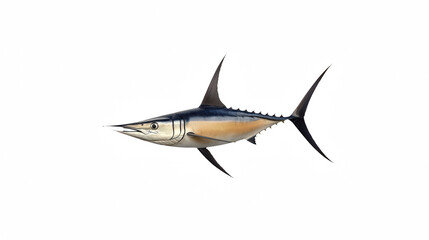 Naklejka premium a close up of a fish on a transparent background, PNG image, PNG file, Generative art.