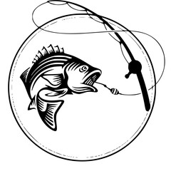 fish on hook