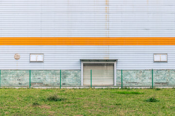 Fototapeta premium Iron factory building