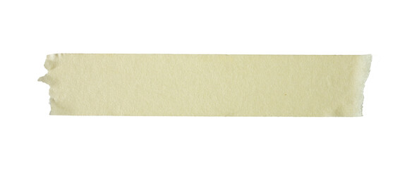 White masking tape on isolate white background.