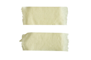 White masking tape on isolate white background.