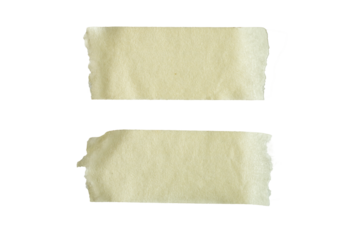 White masking tape on isolate white background.