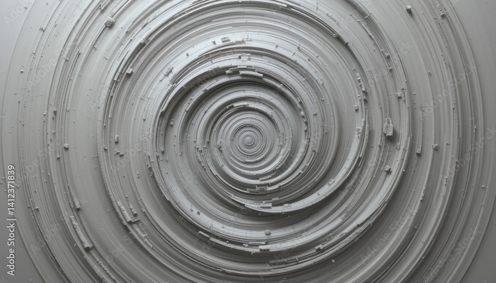 Poster dynamic spiral design abstract art digital creation modern aesthetics close-up view visual concept