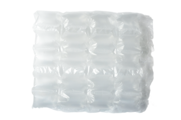 The plastic bubble for packging.