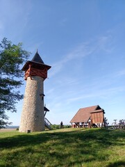 Holíč, Slovakia - lookout tower "Rozhľadňa na Hrebeni"
