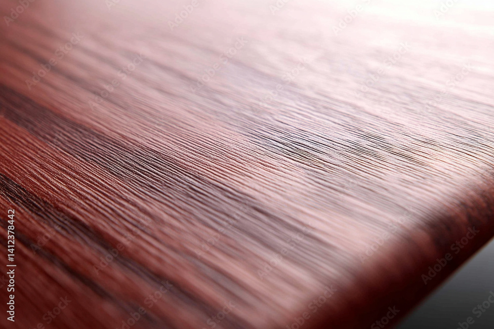 Poster smooth wooden surface with rich texture and warm tones, creating sleek and luxurious appearance