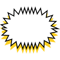 Comic Banner Shape