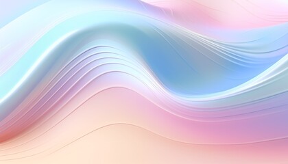 Obraz premium abstract pink purple holographic wave line