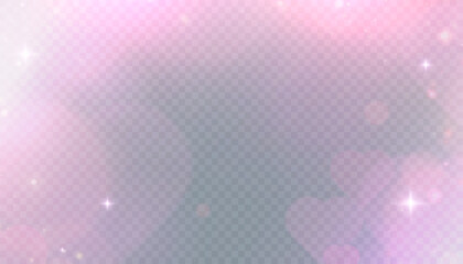 Soft pink bokeh background with sparkles, hearts, and glowing light flares on transparent layer. Perfect for romantic overlays, Valentine designs, or dreamy celebration themes.

