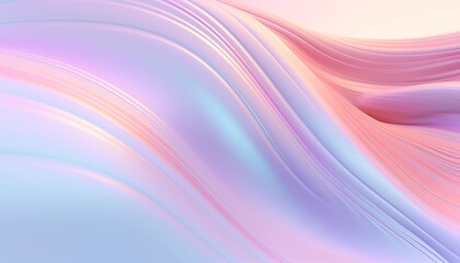 Obraz premium abstract pink purple holographic wave line