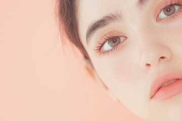 美女の目元 The eyes of a beautiful woman