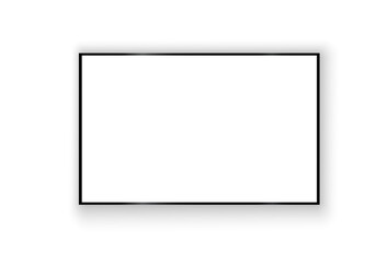 PNG Monitor Mockup – Realistic Flat LCD TV Display with Digital Screen, HD Design, Electronic...