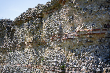 old stone wall roman