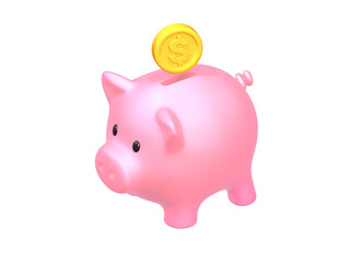 piggy bank 3d
