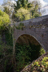 old english railway bride over a river
