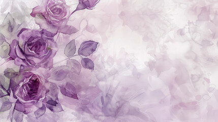 Romantic Rose Watercolor Collection