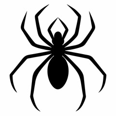 Clean and Bold Spider Silhouette