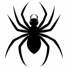 Clean and Bold Spider Silhouette