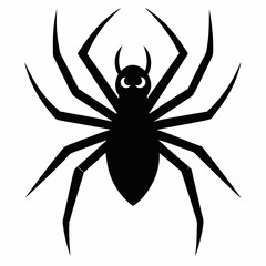 Clean and Bold Spider Silhouette