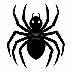 Clean and Bold Spider Silhouette
