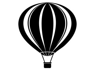 Obraz premium Hot Air Balloon Silhouette Vector & SVG | Adventure SVG for Crafts