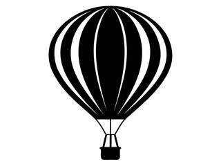Obraz premium Hot Air Balloon Silhouette Vector & SVG | Adventure SVG for Crafts