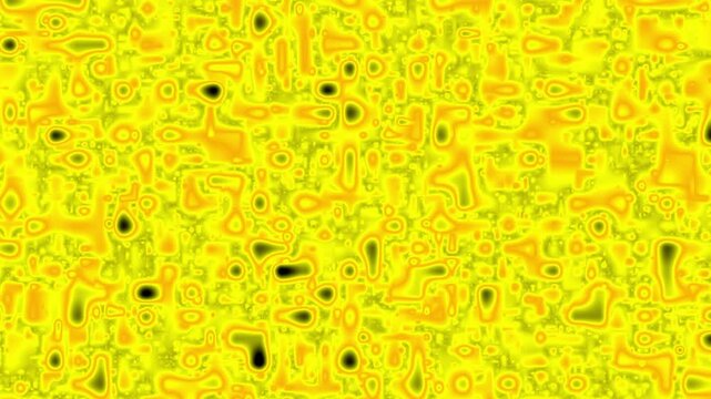 3D animation Unique patterns emerge from visual data after going through a color 