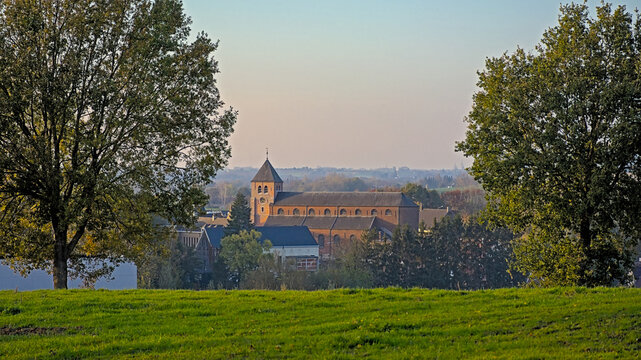 Saint Britius parish church in the village of Etikhove, Oudenaarde, Flanders, Belgium 