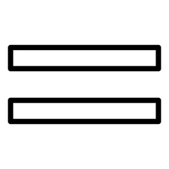 Obraz premium equal icon