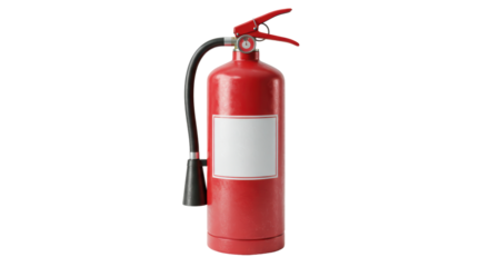Isolated Fire Extinguisher