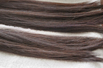 ヘアドネーションの髪の毛