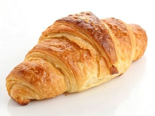 croissant on white background