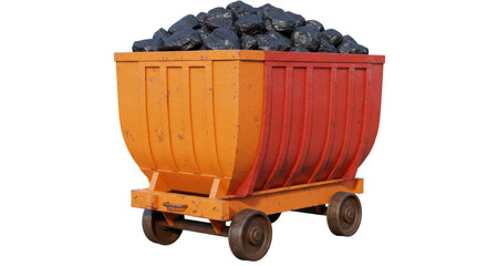Isolated Coal Mine Cart © Emma