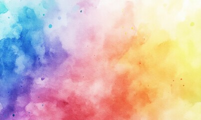 Abstract watercolor blend of vibrant colors