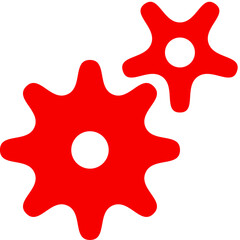 red gear wheels