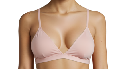 Isolated Light Pink Bralette