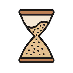 Hourglass Vector Icon: Time, Deadline, and Urgency Concepts