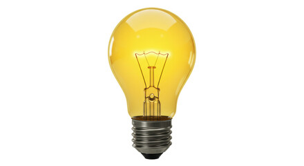 Isolated Light Bulb