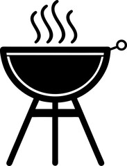 barbecue grill isolated on white