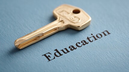 Old key isolated on white background. without shadow